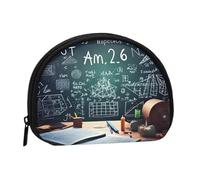 Formule Forme Teoria Lezione di Matematica Parola Mini Borsa di Stoccaggio Shell Portafoglio Piccolo Portamonete con Minis con Cerniera Cambiare Borsa per le Chiavi Delle Monete Puoi anche Conservare