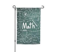 Formule Forme Teoria Lezione di Matematica Parola Stampa Festività Giardino Bandiere 30,5 x 45,7 cm Tutte Le Stagioni Bandiera Outdoor Yard Decor Per Cortili Per Cortili
