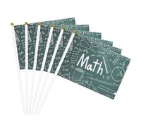 Formule Forme Teoria Lezione di Matematica Stampa Parola Bandiera Palmare Bandiere Portatili Feste Feste Feste Decorazione Raccolta Eventi
