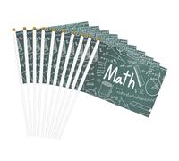 Formule Forme Teoria Lezione di Matematica Stampa Parola Bandiera Palmare Bandiere Portatili Feste Feste Feste Decorazione Raccolta Eventi