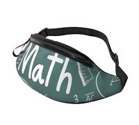 Formule Forme Teoria Lezione di Matematica Stampa Parola Marsupio Unisex Marsupio Leggero Viaggio Corsa Quotidiano Festival Accessorio