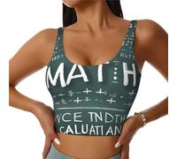 Formule Forme Teoria Matematica Donne Gilet Sport Outdoor Tempo Libero Escursionismo Confortevole Leggero Elastico Palestra Camicia, Nero , M corto