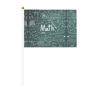 Formule Forme Teoria Matematica Lezione Parola Bastoncini Mini Piccolo Tenuto in Mano con Pali per Festa Nazionale Parata Sport Party Decorazioni
