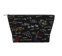 Formule matematiche di equazioni matematiche, Borsa da toilette Borsa per trucco Borsa per cosmetici Borsa da toilette da viaggio portatile
