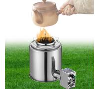 Fornace da campeggio in acciaio inossidabile compatto per campeggio per la