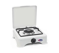 Parker Fornello 1 fuoco a gas METANO bruciatore DOPPIA CORONA con valvola di sicurezza per uso interno Made in Italy - 5321GPSm/C