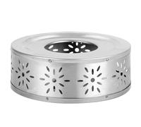 Fornellino per teiera - Scaldateiera - Forno Tealight- teiera in acciaio inox con porta lumini - dotato di una funzione di riscaldamento tealight - design moderno -adatto per l'uso a casa e in ufficio