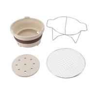 Fornello a Carbone di Argilla Tradizionale Cinese per Interni ed Esterni Multifunzionale per Tè Bollente Fornello per Grigliate per Casa Campeggio Picnic Ceramica Grossolana