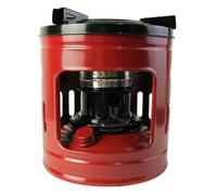 Fornello a cherosene portatile, ferro antivento con 8 stoppini in cotone per campeggio interno/8, 3x8, 7 pollici