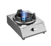 Fornello A Gas 1 Bruciatore,Fornello A Fuoco Fiero In Acciaio Inossidabile Da 40KW Fornello Singolo,Fornello A Gas Liquefatto Da Tavolo For Uso Domestico,Regolabile A Più Velocità,for Cucina Domestica