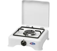 CFParker Fornello a Gas Portatile 1 Fuoco Metano con Valvola di Sicurezza, Made in Italy - 5321/GPS/M