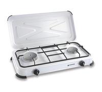 Kemper Fornello 2 Fuochi Smaltato con Coperchio 2,6 kW 104981
