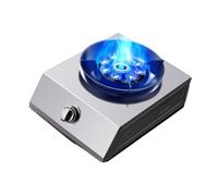 Fornello a gas a un fornello, bruciatore con ugello in rame a 9 fuochi, piano da tavolo con doppia protezione, 5,2 kW, adatto for riunioni di famiglia e picnic.(NG)