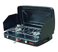 FORNELLO A GAS BUTANO CAMPEGGIO 2 FUOCHI 2x1,2KW ACCENSIONE PIEZO C/VALIGETTA
