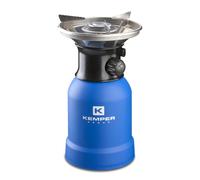 FORNELLO A GAS CON PIEZO E PIATTO INOX KEMPER KE2008