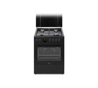 Cucina a gas CONTINENTAL EDISON CECG60FCB1 - 4 fuochi - L59,8 x P61 x H83cm - Nero - Nouvo