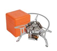 Fornello a gas da campeggio 5800 W, bruciatore a a 3 teste, fornace for turisti, attrezzatura arrampicata, escursionismo, picnic, cucina, pentole(STOVE ADAPTER B)