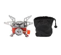 Fornello a Gas da Esterno Fornello Pieghevole Mini Quadrato Fornello a Gas Portatile da Campeggio Resistenza Alle Alte Temperature Efficienza Energetica Acciaio Inossidabile Ferro