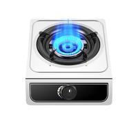 Fornello a gas for uso domestico, fornello a fuoco in acciaio inossidabile con ingresso aria completo, fornello a più velocità for friggere, stufare, cuocere a vapore e zuppe, 5,2 kW(NG)