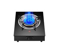 Fornello a gas for uso domestico, pannello in vetro temperato spesso, facile da pulire, copertura in rame, fornello ad alta potenza, for uso domestico, 5,2 kW(NG)