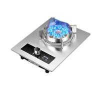 Fornello A Gas, Fornello A Gas Da 5,2 KW, Fornello A Gas Interamente In Rame In Vetro Temperato, Fornello Di Conversione Gas Naturale/gas Liquefatto, Con Protezione Antincendio E Timer(NG)