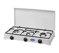 Parker Fornello a Gas GPL 3 Fuochi 72x33,5x14,5 cm colore Bianco - FO24BGP