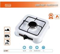 Fornello a gas GPL da 1 a 4 Fuochi/Bruciatori con valvola in rame Vinco