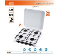 Fornello a gas GPL da 1 a 4 Fuochi/Bruciatori con valvola in rame Vinco