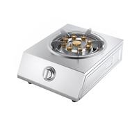 Fornello A Gas, Griglia For Pentole In Rame Fuso In Acciaio Inossidabile Da 7,5 KW, Fornello Da Tavolo A Gas Liquefatto/gas Naturale, Con Protezione Antincendio E Blocco Di Sicurezza For Bambini(LPG)