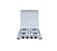 Kasart Fornello a Gas GPL 4 Fuochi 49x50x11 cm colore Bianco - JK-004C-CE