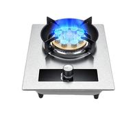 Fornello A Gas In Acciaio Inox 9 Cavità Fuoco Grande, Portapentole In Ghisa, Con Protezione Antispegnimento Fornello Indipendente Campeggio All'aperto 7,2 KW(NG)