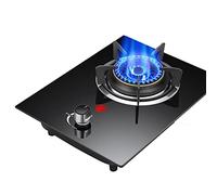 Fornello a gas integrato con bruciatore singolo, design compatto e pratico con supporti FFD e padella in ghisa per una cucina efficiente [classe energetica A]