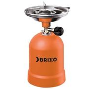 Fornello a gas manuale da viaggio campeggio con attacco universale per cartuccia 190 gr Brixo