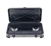 Fornello a gas Melchioni Family Minerva New 2 portatile 2 fuochi nero esterno