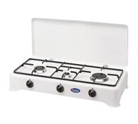 Parker Fornello a Gas Metano 3 Fuochi 72x33,5x14,5 cm colore Bianco - FO24BGMGP