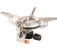 Fornello a Gas Portatile 3500WATT Fornellino da campeggio Bruciatore Portatile con Accensione Piezoelettrica a Fornello da picnic Rotondo Esterno Cucina Emergenza Mini Stufa