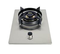 Fornello a gas portatile a bruciatore singolo, ad alta potenza, in acciaio inox, per cucinare all'aperto, con sicurezza per spegnimento, ideale per campeggio, camper e barbecue