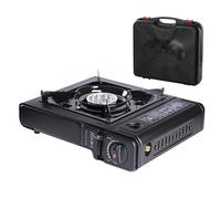 Fornello a gas portatile - Bruciatore da campeggio con borsa per il trasporto | Interruttore da viaggio per barbecue, cucina compatta, bruciatore leggero per picnic in interni, accessorio per fornelli