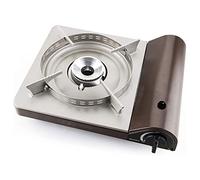 Fornello A Gas Portatile Fornello A Cassetta Per Esterni 3.5KW Ad Alta Potenza Di Fuoco Design Ultrasottile Adatto Per Il Campeggio Picnic Alpinismo Barbecue,Marrone