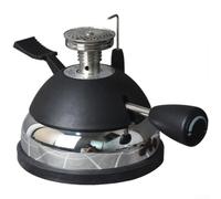 Fornello a gas portatile per mini bollitore da caffè, accensione elettronica, fiamma regolabile, compatto, 14 x 7,5 cm, per campeggio e attività all'aperto