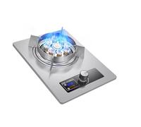 Fornello A Gas Singolo, Fornello A Gas A Nove Cavità Con Temporizzazione Ad Alta Potenza, Con Griglia Antivento, For Grigliate, Bollitura Di Pesce(NG)