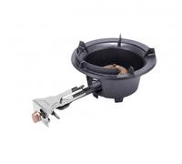 Fornello A Propano A 1 Bruciatore, Fornello A Gas Commerciale Da 9 KW,Da Banco Con Anello Di Fuoco, Griglia For Pentole In Ghisa Anti-slittamento(59x18x34cm)