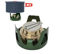 Fornello Bruciatore ad Alcool,Mini Stufa ad Alcool Portatile per Escursionismo e Outdoor - Riscaldatore Leggero per Campeggio Escursionismo Trekking Picnic e Attività All’aperto