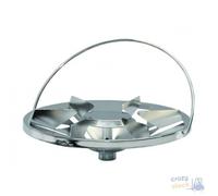 FORNELLO CROMATO PAPILLON PER BOMBOLE PIASTRA cm 22