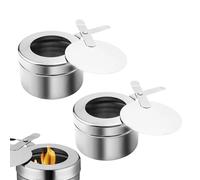 Fornello da Campeggio - 2 Pezzi Kit Bruciatore Ad Alcol Da Sopravvivenza,Fornello Portatile Con Copertura,per Esterno Picnic Barbecue Campeggio Escursionismo Zaino in Spalla Viaggio Festa