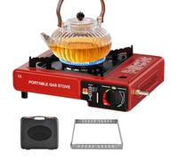 Fornello da Campeggio - Bruciatore Portatile Leggero,Bruciatore 2 In 1 per Escursionismo, Picnic, Grill e Avventure all'Aperto