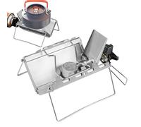 Fornello Da Campeggio - Fornello A Gas Leggero E Antivento, Cassette Per Escursionismo, Propano, Portatile Per Campeggio E Escursioni Con Alloggiamento EVA