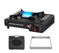 Fornello da campeggio - Fornello ad aria da campeggio portatile | Fornello per la preparazione di piatti, piano cottura per pasti all'aperto per escursioni, casa, appartamento, amici, fidanzati e