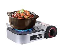 Fornello da Campeggio, Fornello da Escursionismo Esterno Portatile Leggero Bruciatore di Cottura Accessorio Cucina Compatto per Tavolo Chef Outdoor