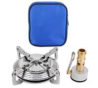 Fornello da campeggio Fornello portatile con borsa in tela Acciaio inossidabile premium pieghevole per preparare pesce fritto per attività di campeggio all'aperto